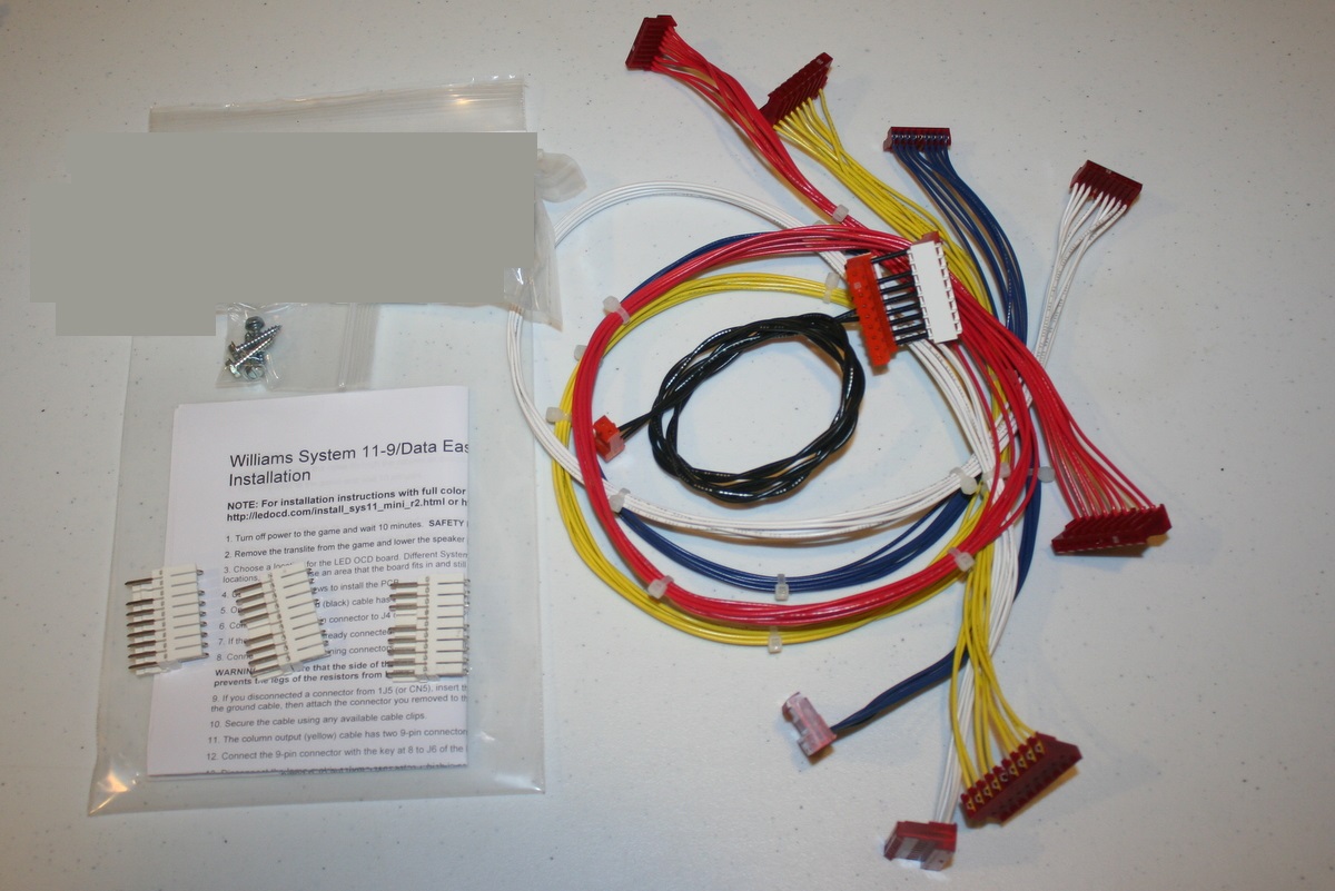 LED OCD - Williams System 11 or Data East - Click Image to Close